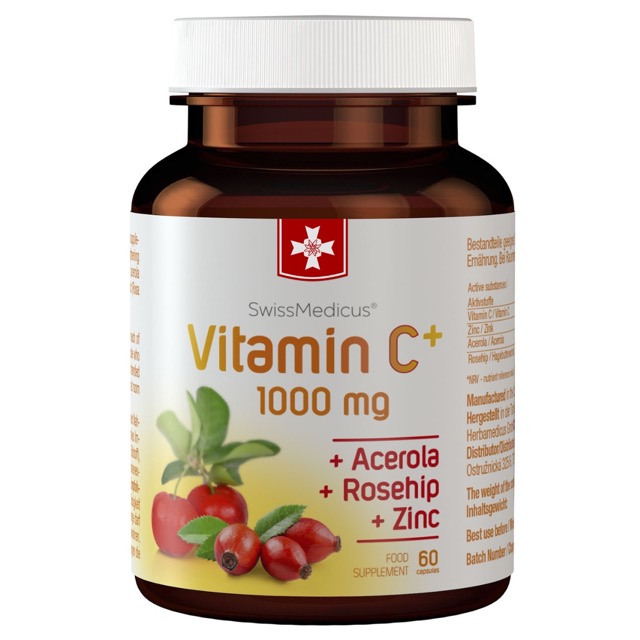 Vitamina C + 1000 mg 60 cápsulas