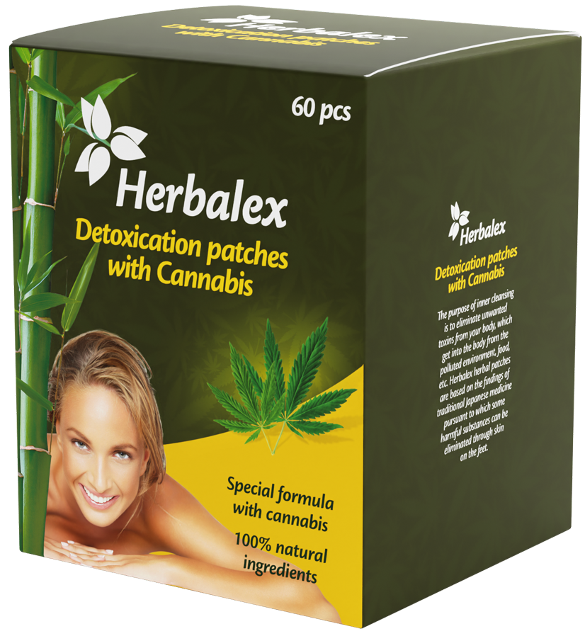 Herbalex Parches Detox con Cáñamo 60 unid.