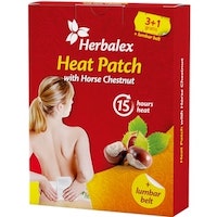 Herbalex Parches cálidos con castaña 4 uds + cinturón lumbar