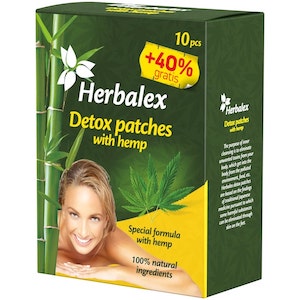 Herbalex Parches Detox con Cáñamo 14 unid.